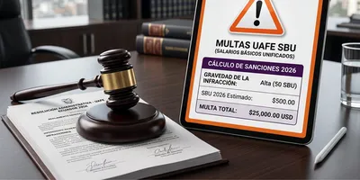 Sanciones UAFE 2026: ¿A cuánto ascienden las multas por incumplimiento?