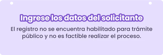 Error SRI Registro no habilitado