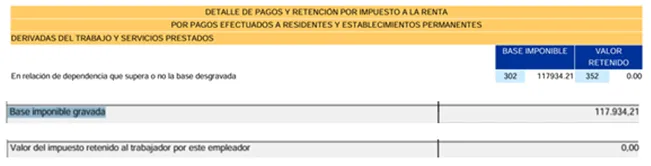 Detalle de Casilleros 302 y 352